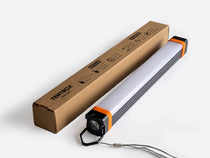 ABL - TentBox Bar Light next to its packaging box