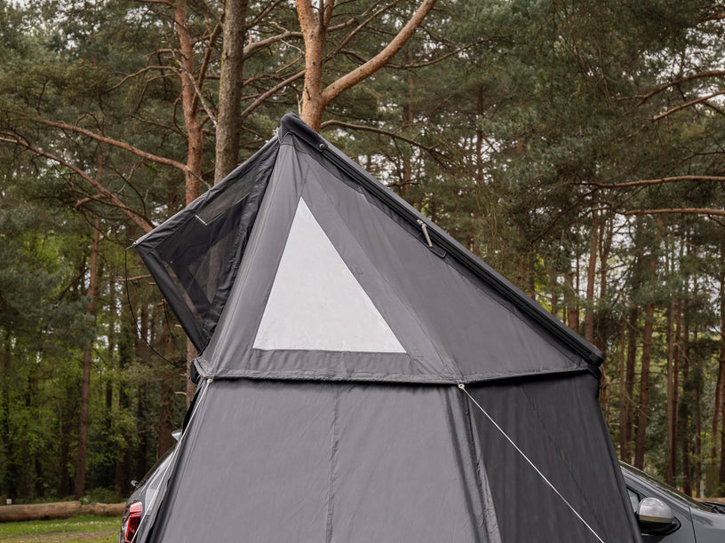 Cargo Living Pod - close up showing top window letting light in