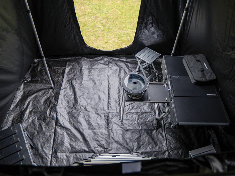 Classic Living Pod - view from inside showing internal area