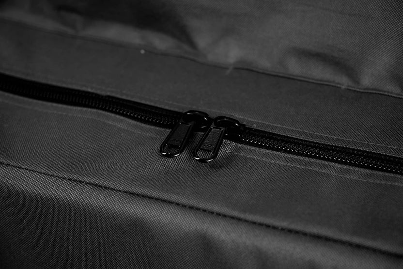 TentBox GO Storage Bag - Close up of the YKK zips