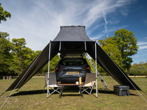 Rear view of the TentBox Cargo 2.0 Tunnel Awning