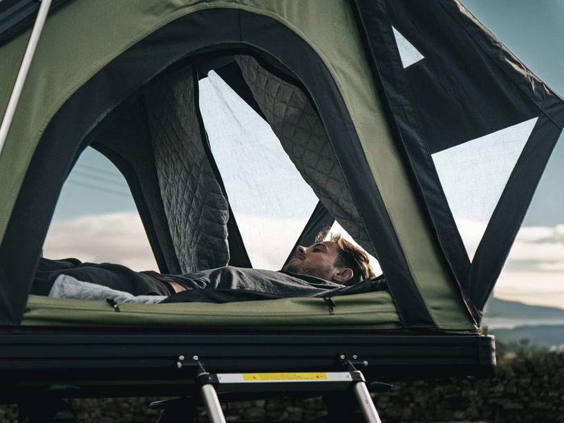 - Enjoying a cosy camping experience thanks to the Cargo 2.0 Thermal Kit