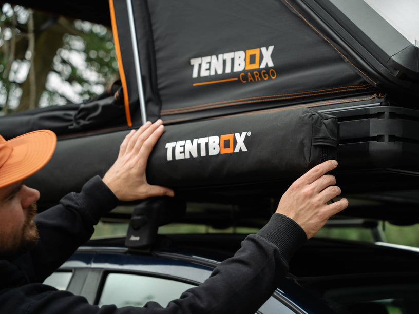 ASASCB - TentBox Cargo Side Awning undoing the zip