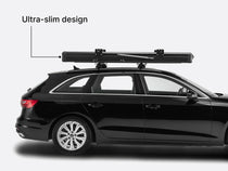  image showcasing the TentBox Cargo rooftop tent's ultra-slim design