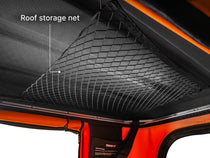  image showcasing the roof storage net of the TentBox Classic roof top tent