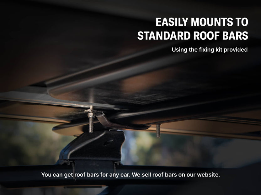 TentBox Classic 2.0 - Easily mounts to standard roof bars