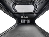  Image of TentBox GO roof tent interior showing skylight location.