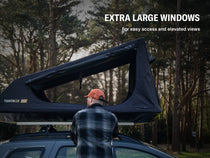 The TentBox GO features extra large windows