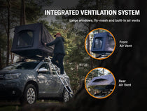 TentBox GO - Integrated ventilation system