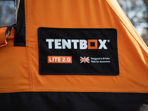 Outer product label for a TentBox Lite 2.0