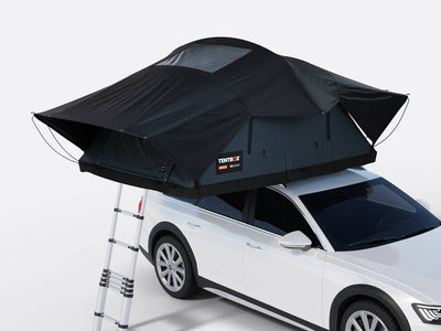 TentBox Lite XL on a car - Slate Grey - Older models