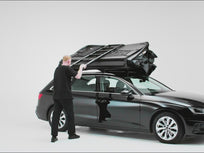 A 360 video showing the opening of the TentBox Lite XL roof tent on a vehicle [autoplay][auto-fr][auto-de]