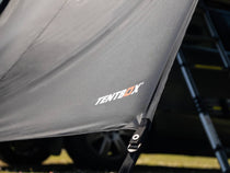 Close-up view of the bottom part of the TentBox Classic Tunnel Awning
